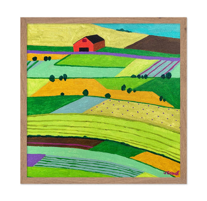 Patchwork Farm Fields