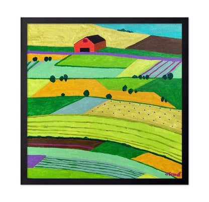 Patchwork Farm Fields