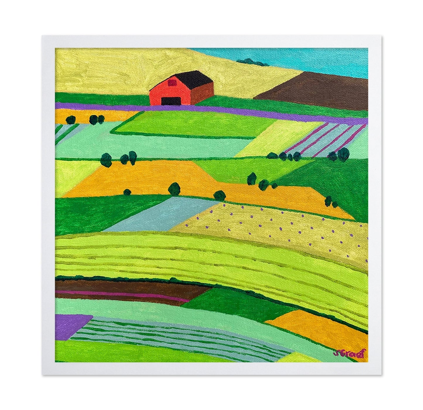 Patchwork Farm Fields