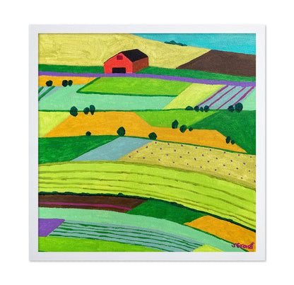 Patchwork Farm Fields