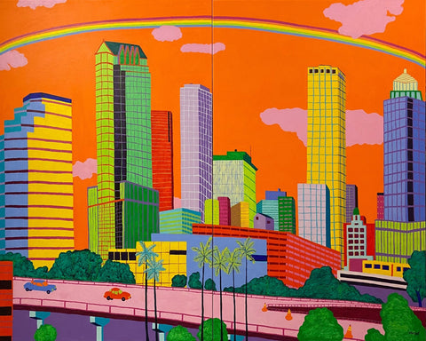 Rainbow City Skyline