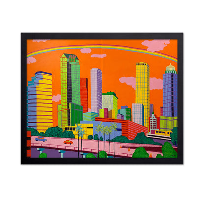 Rainbow City Skyline