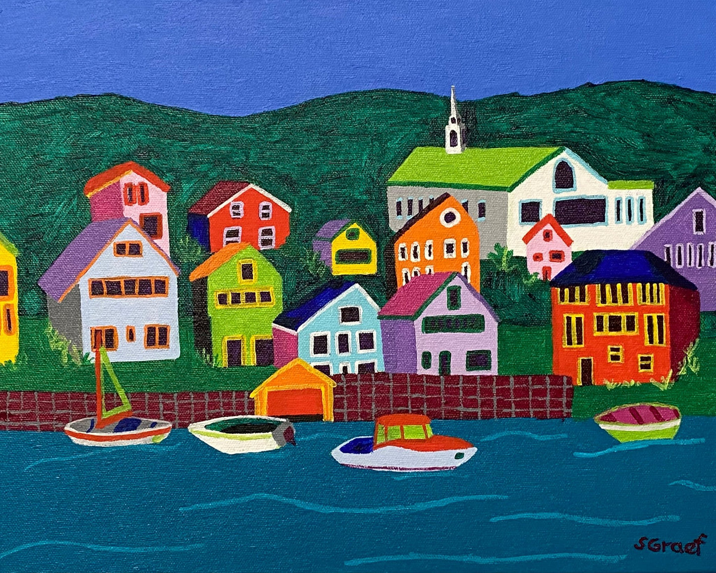 Colorful Harbor Houses