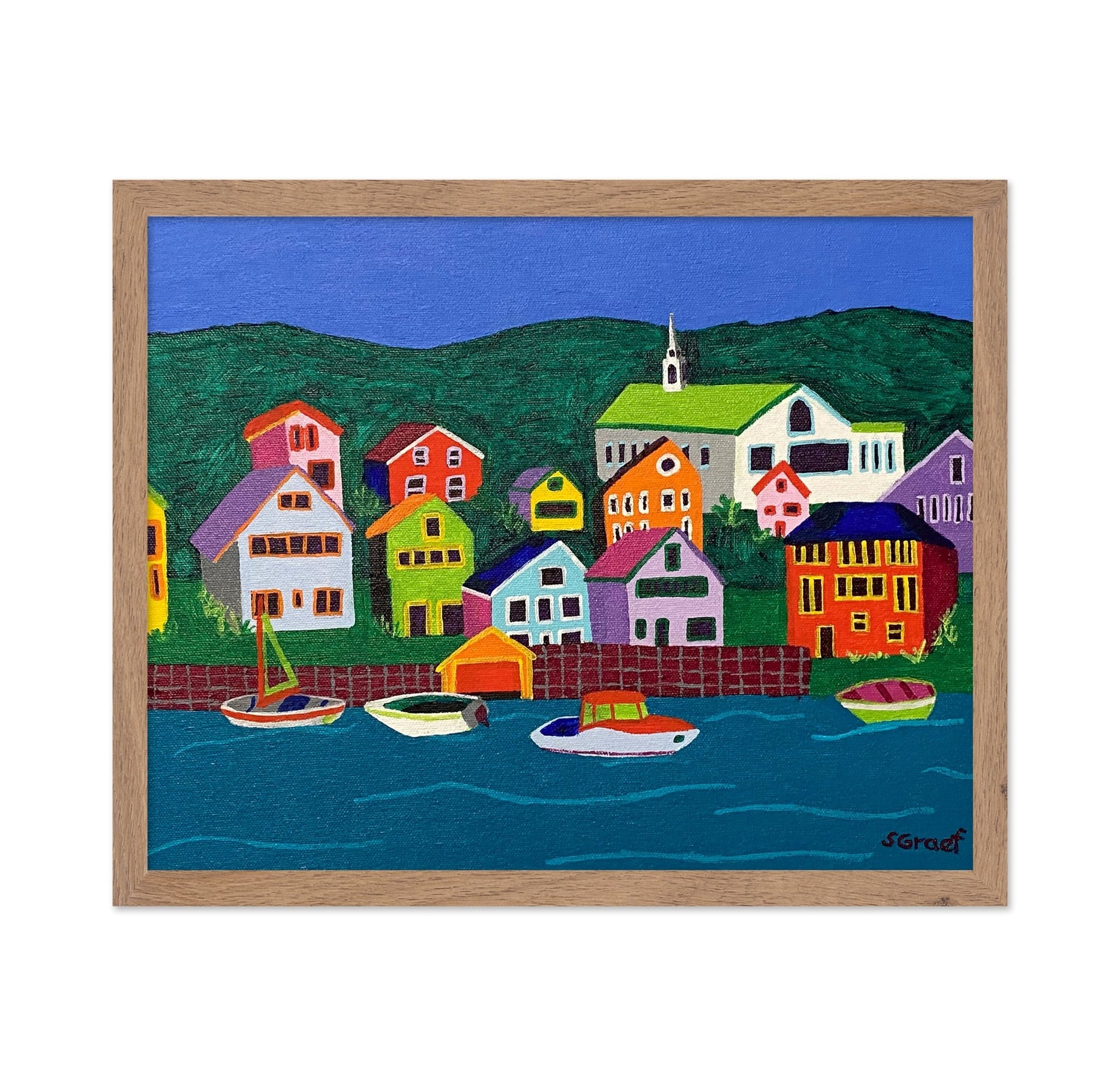 Colorful Harbor Houses