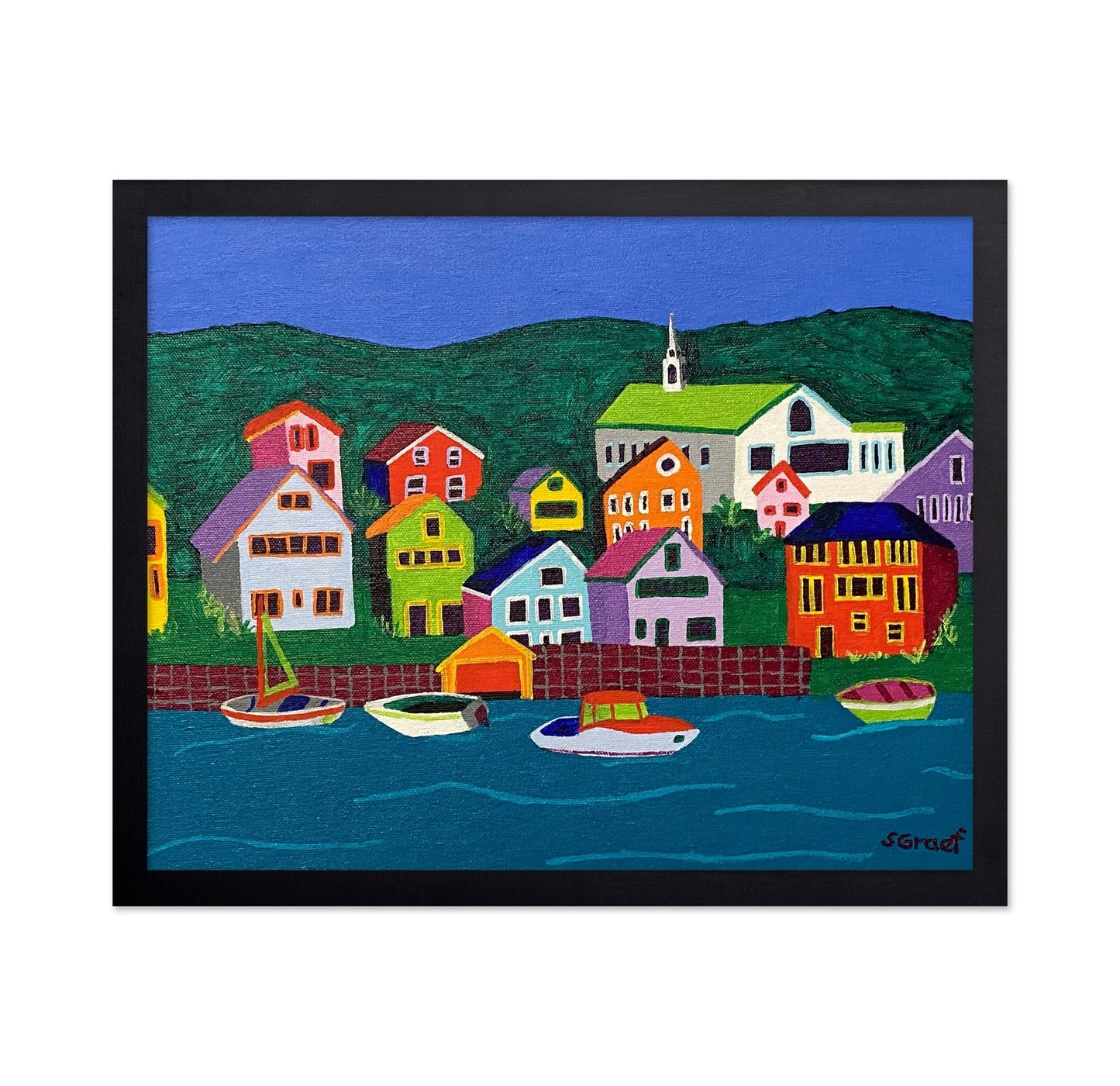 Colorful Harbor Houses