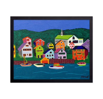 Colorful Harbor Houses