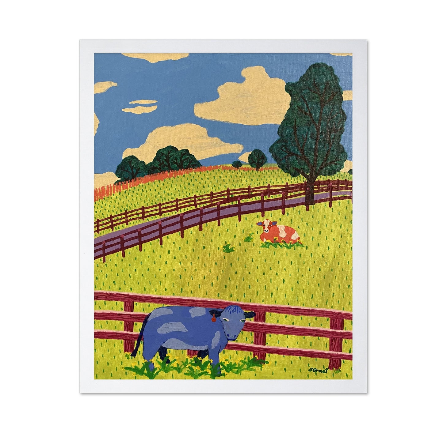 Pastoral Cow Meadow