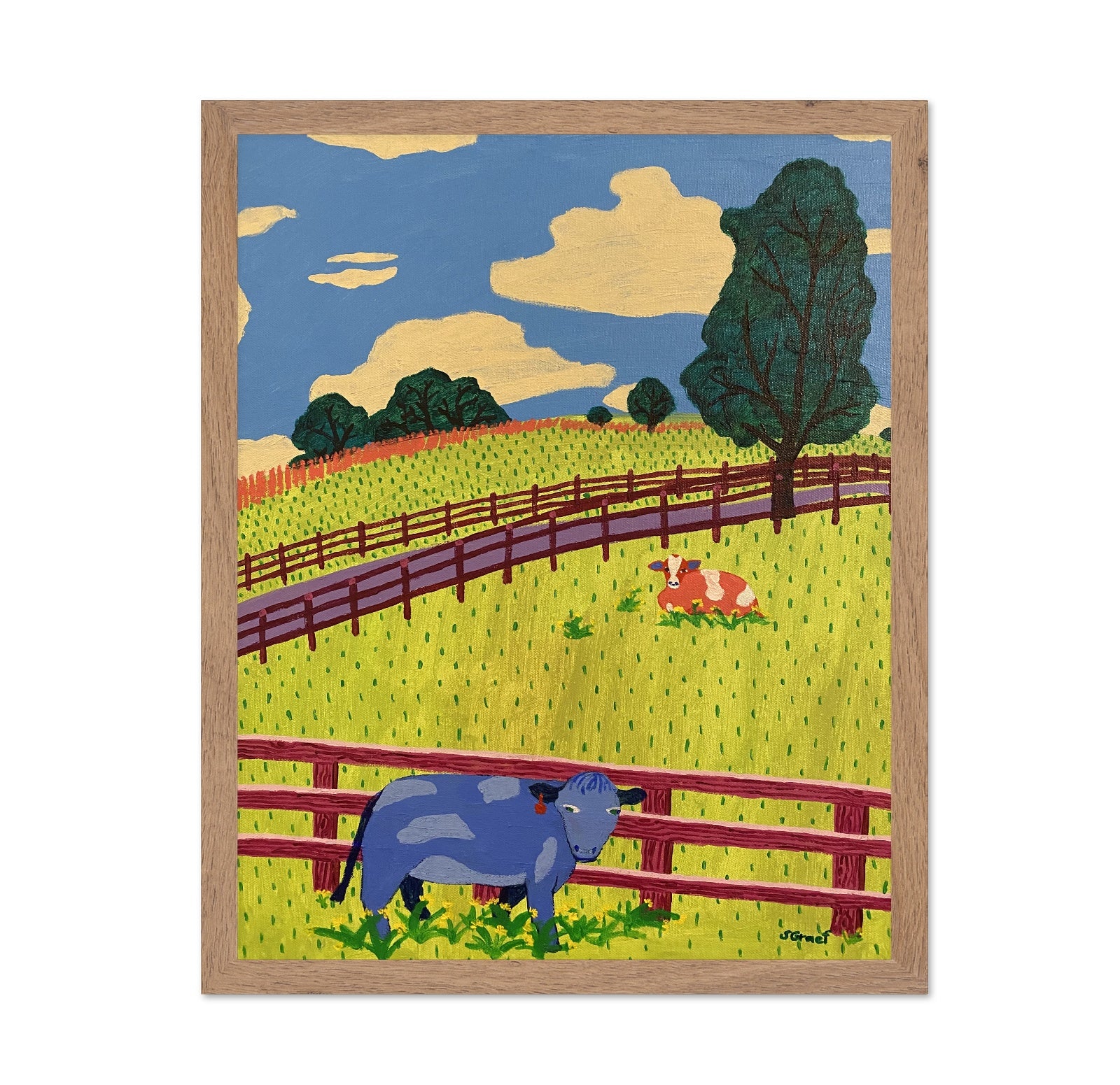 Pastoral Cow Meadow