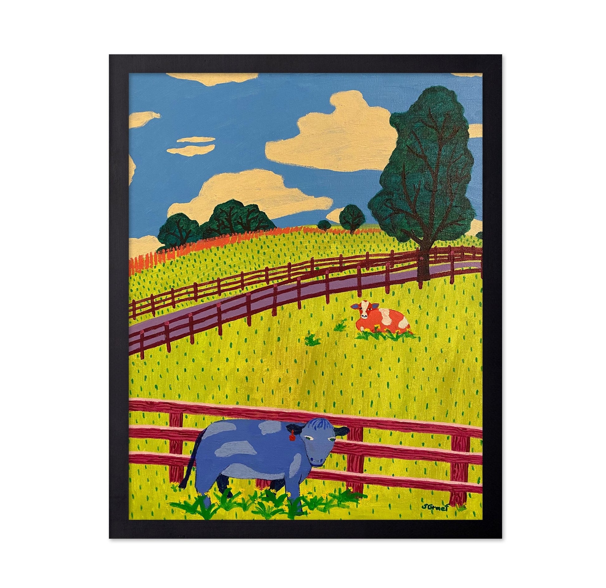 Pastoral Cow Meadow