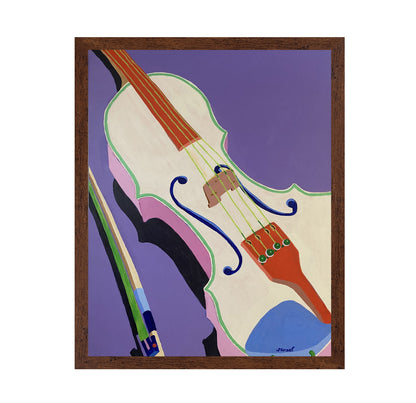 Abstract Violin Close-Up