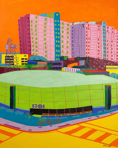 Colorful Urban Building Block