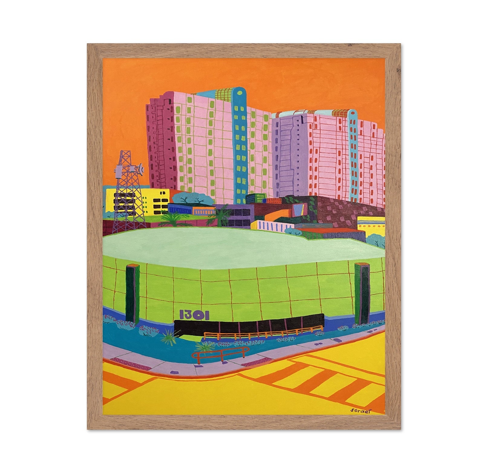 Colorful Urban Building Block