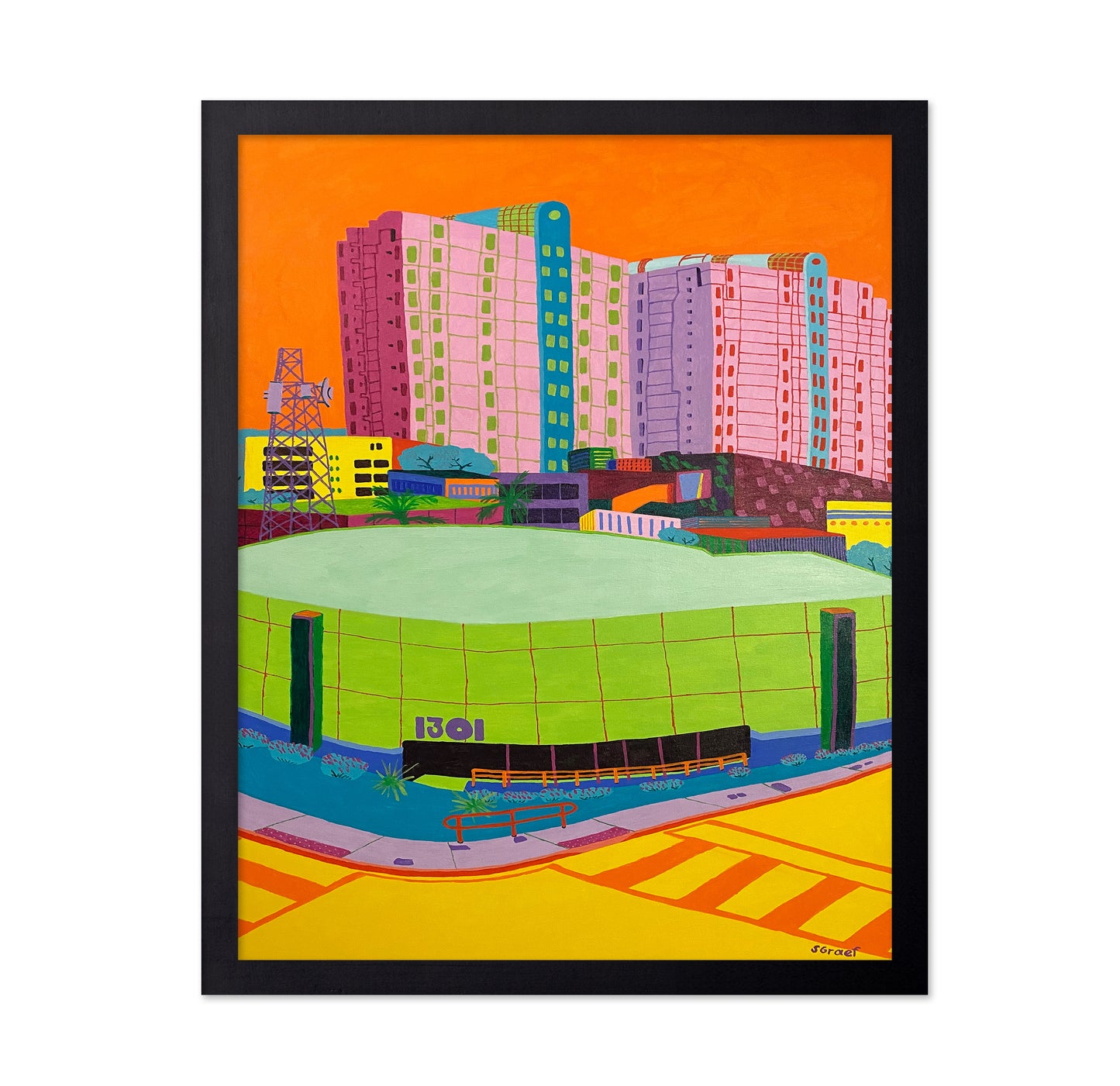 Colorful Urban Building Block