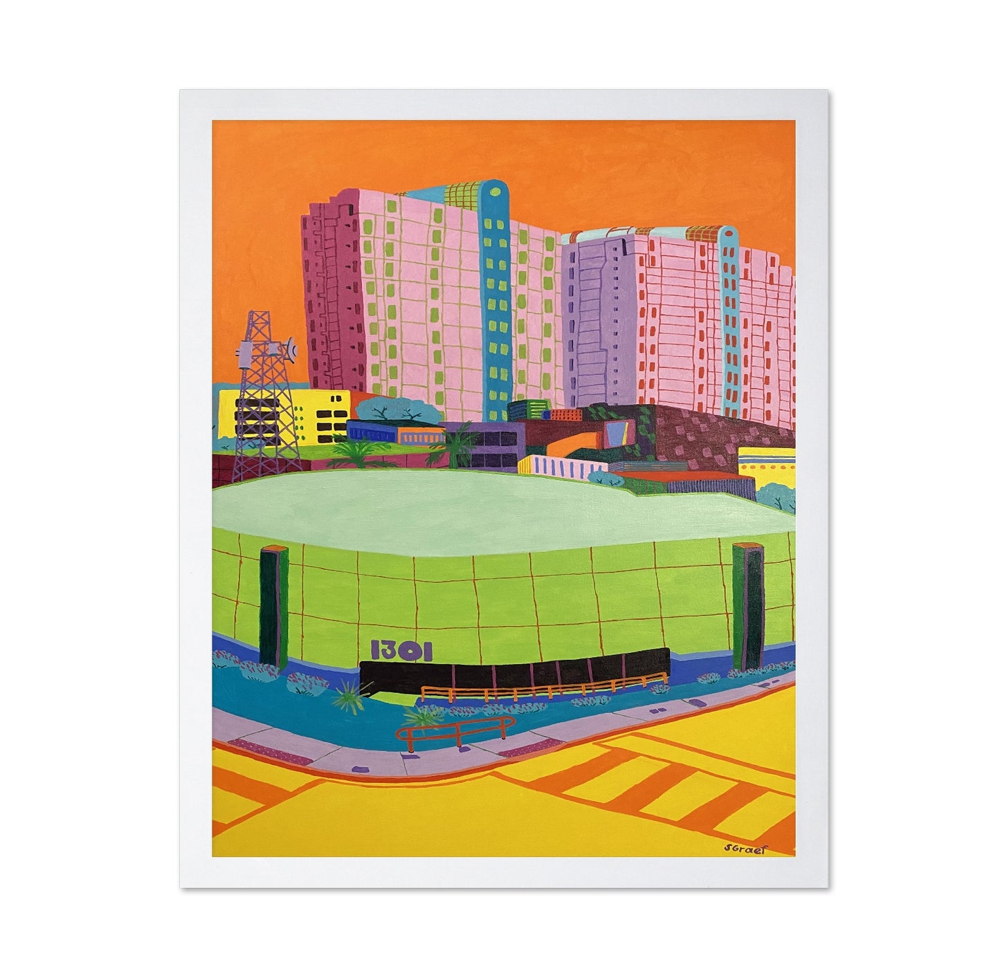 Colorful Urban Building Block