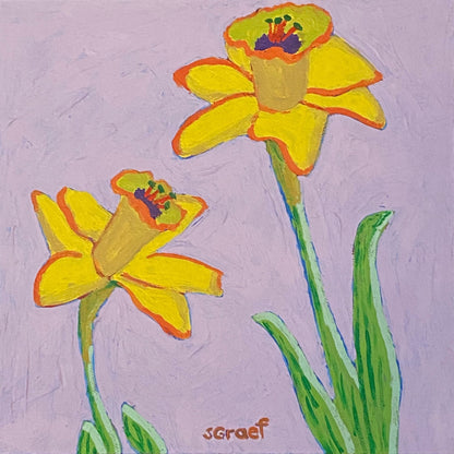 Yellow Daffodil Duo