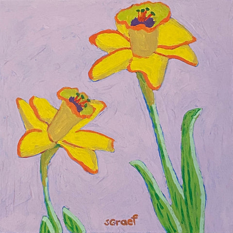 Yellow Daffodil Duo