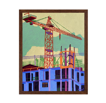Construction Crane Site