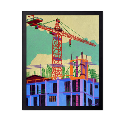 Construction Crane Site