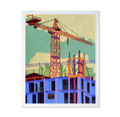 Construction Crane Site
