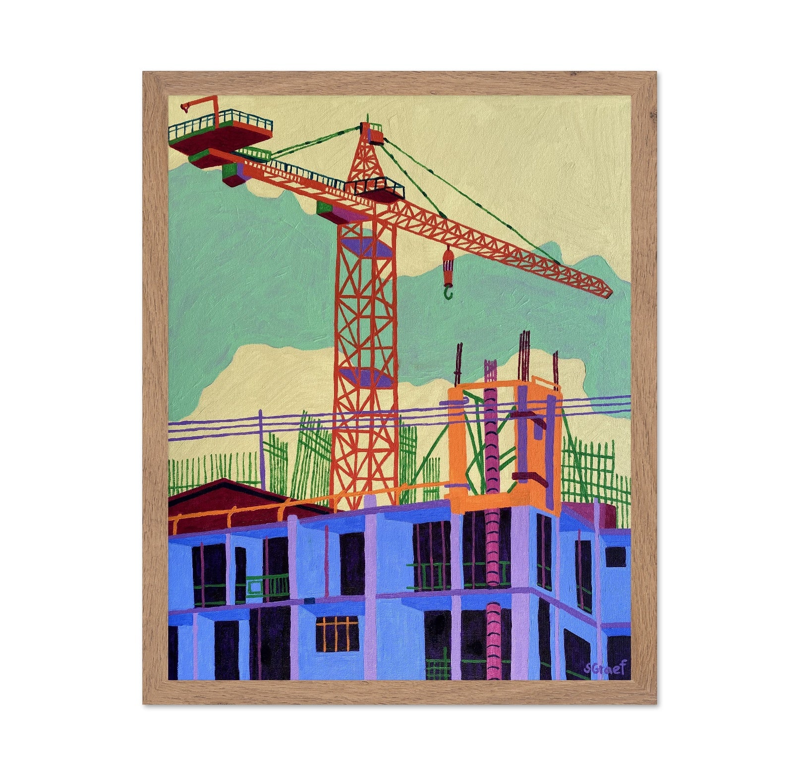 Construction Crane Site