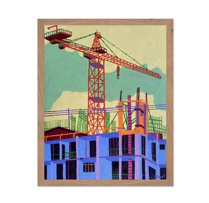 Construction Crane Site