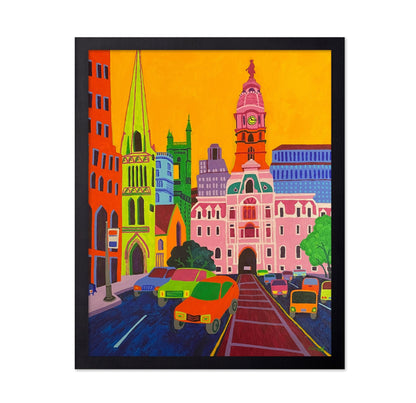 Colorful Historic City Street