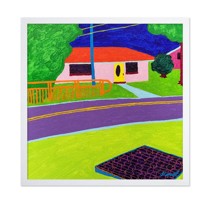 Colorful Suburban House View