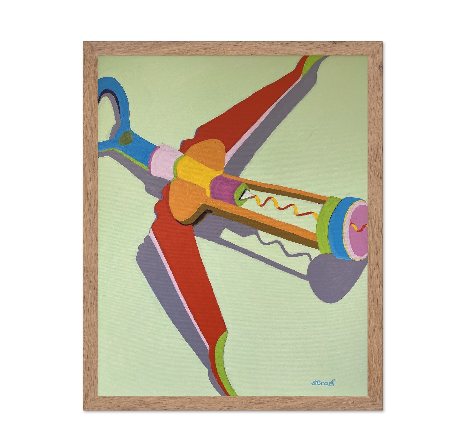 Abstract Corkscrew Close-Up