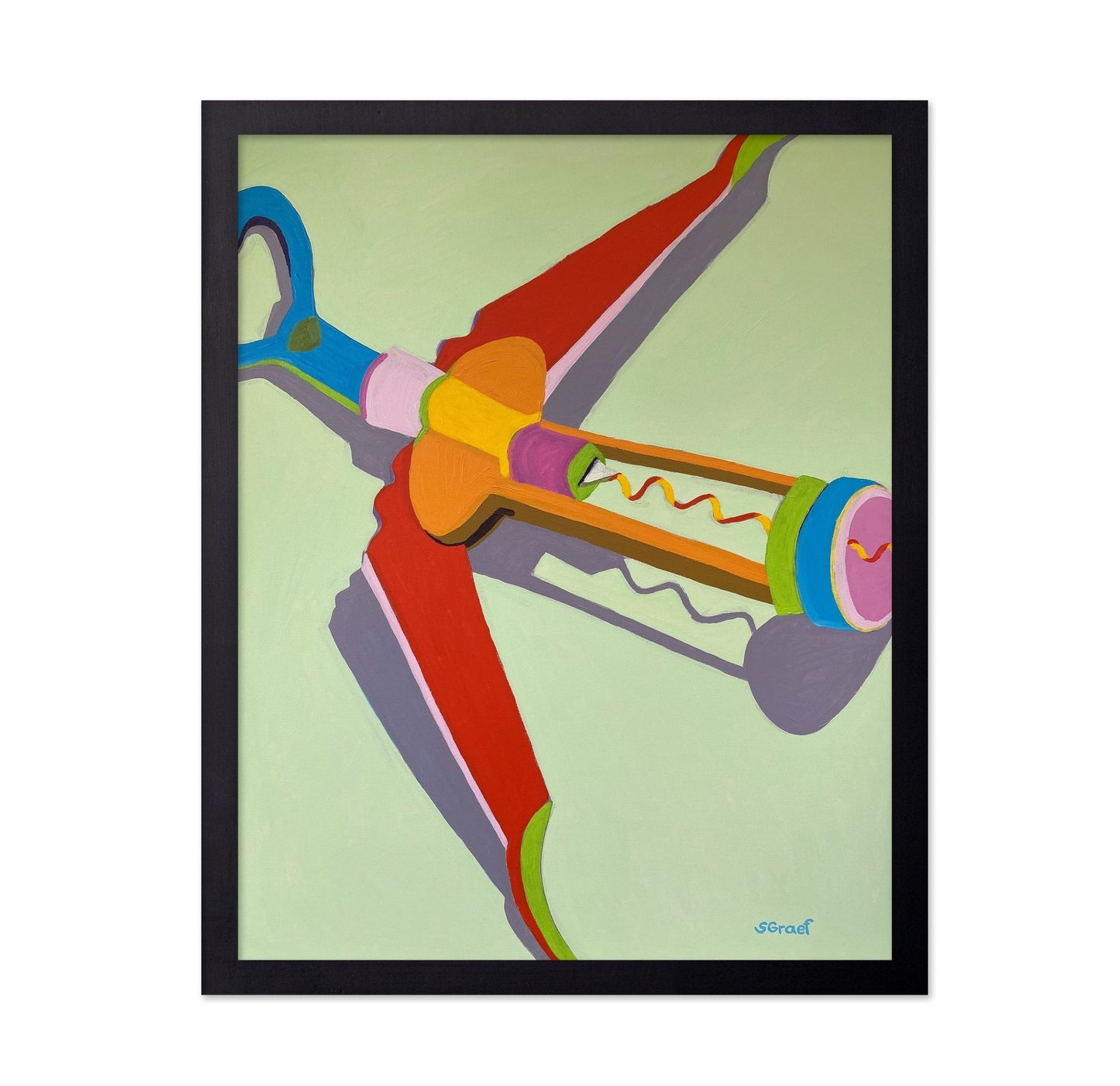 Abstract Corkscrew Close-Up