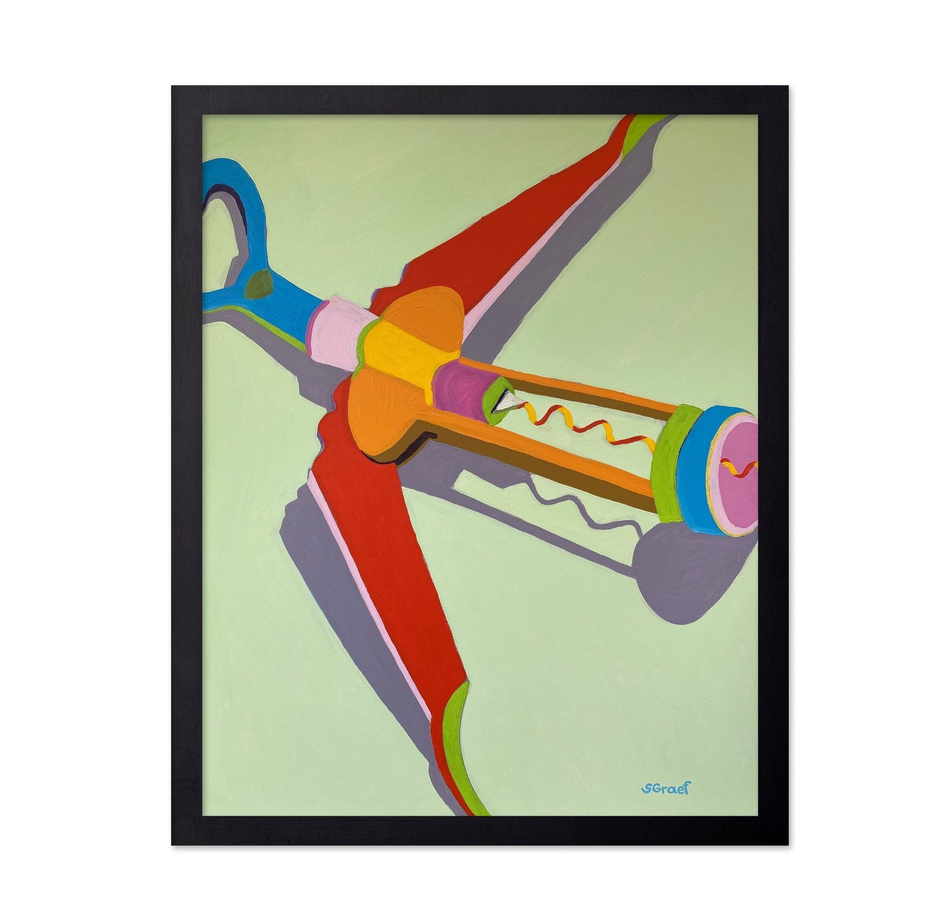 Abstract Corkscrew Close-Up