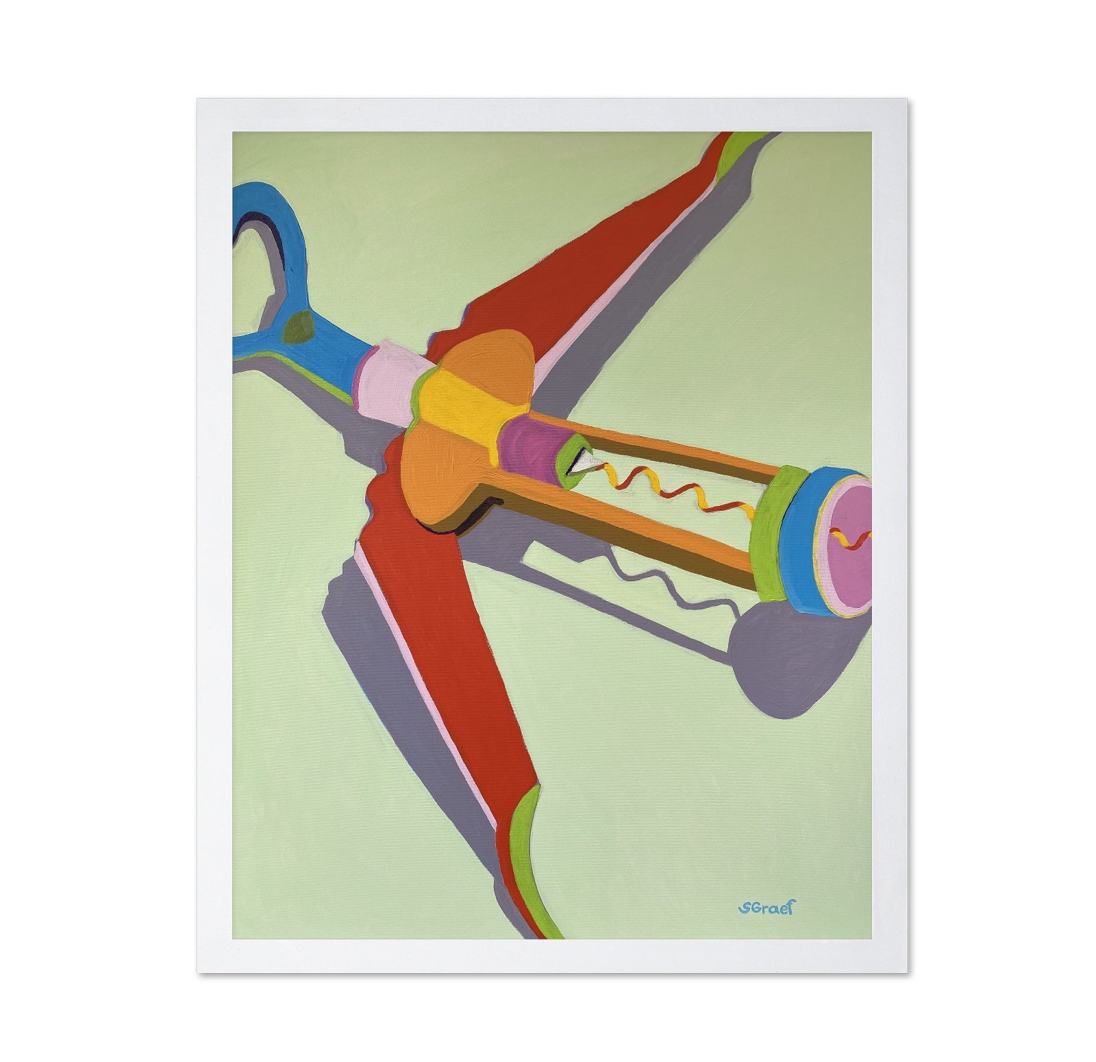 Abstract Corkscrew Close-Up