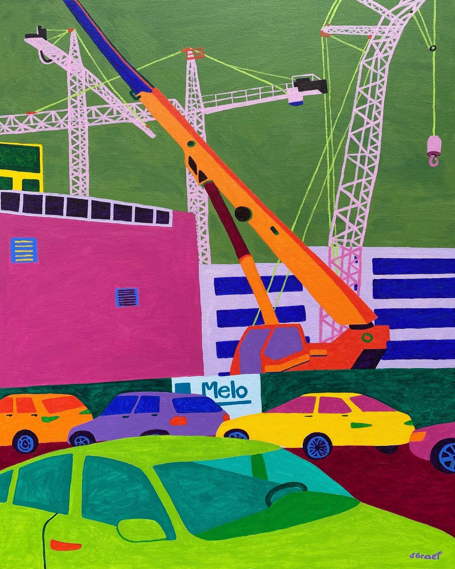 Urban Construction Traffic Scene