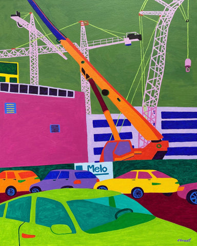 Urban Construction Traffic Scene