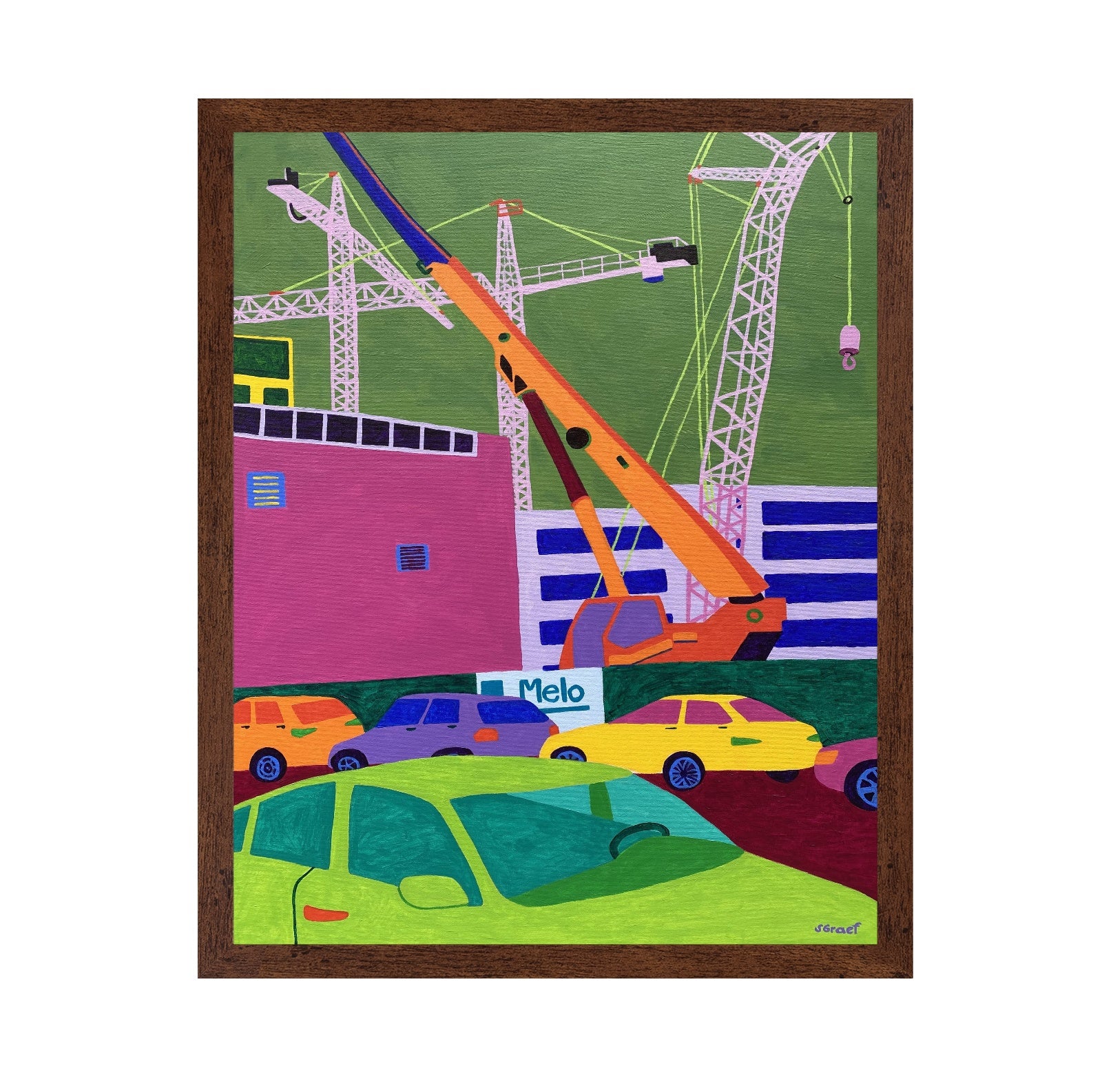 Urban Construction Traffic Scene