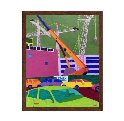 Urban Construction Traffic Scene