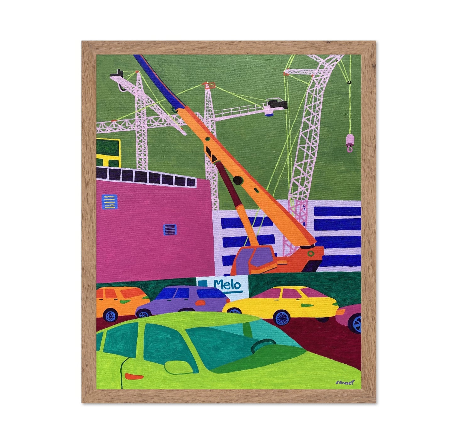 Urban Construction Traffic Scene