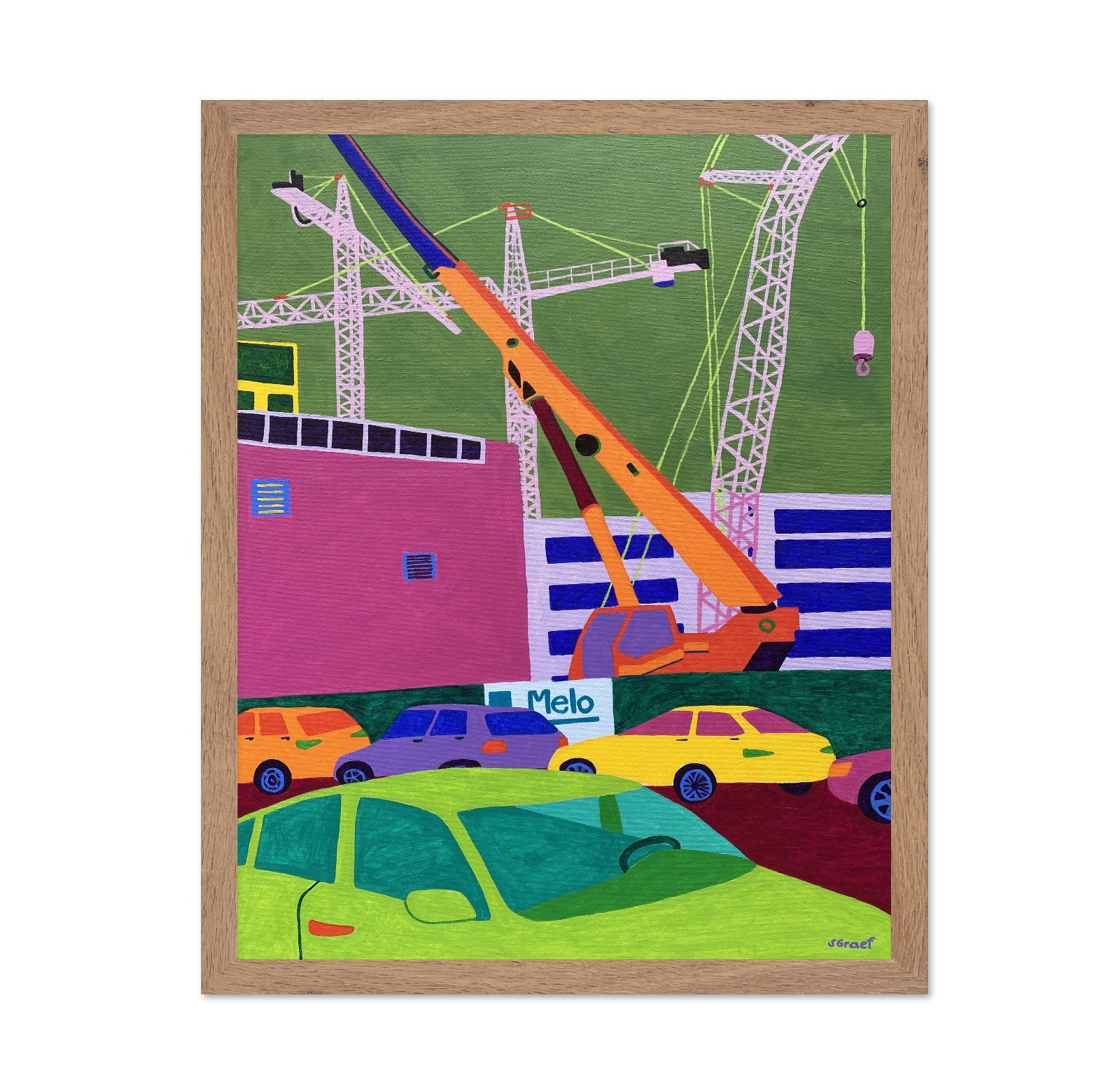 Urban Construction Traffic Scene