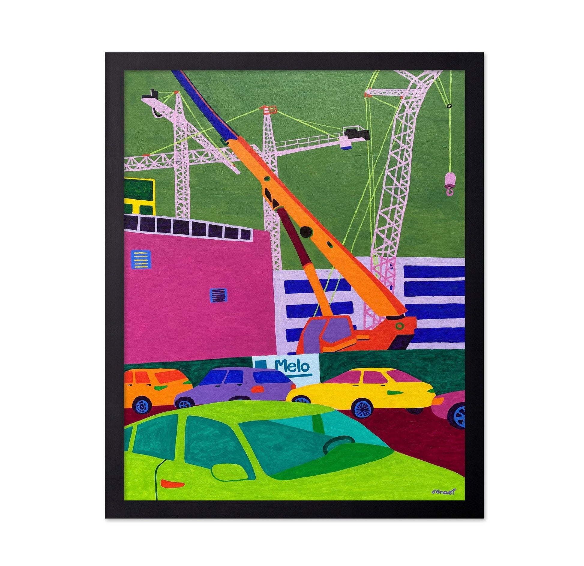 Urban Construction Traffic Scene