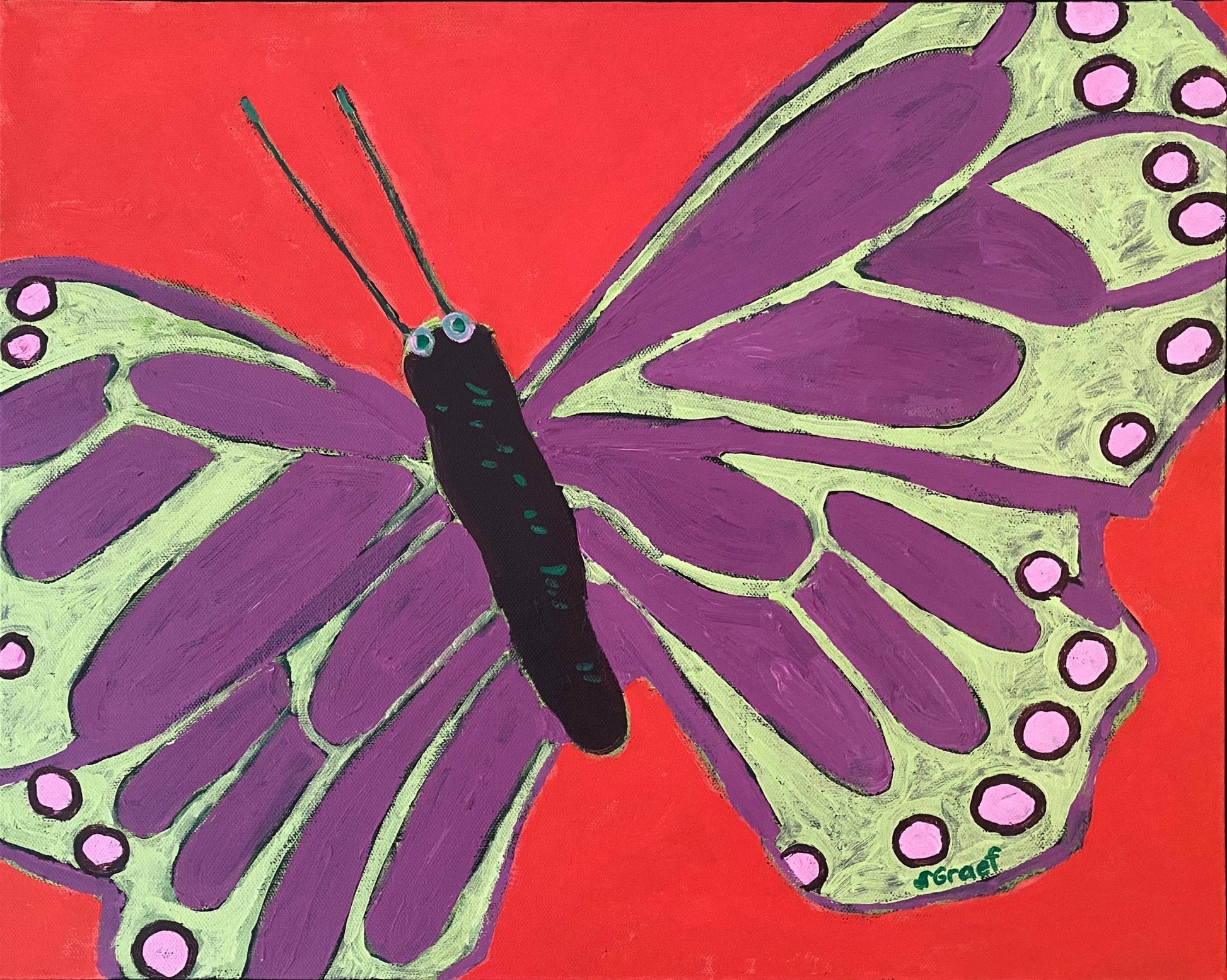 Purple Butterfly Wings