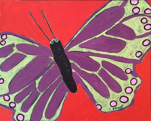 Purple Butterfly Wings