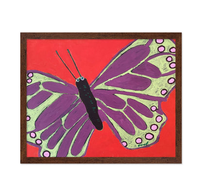 Purple Butterfly Wings