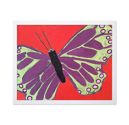 Purple Butterfly Wings