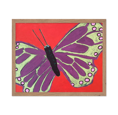 Purple Butterfly Wings