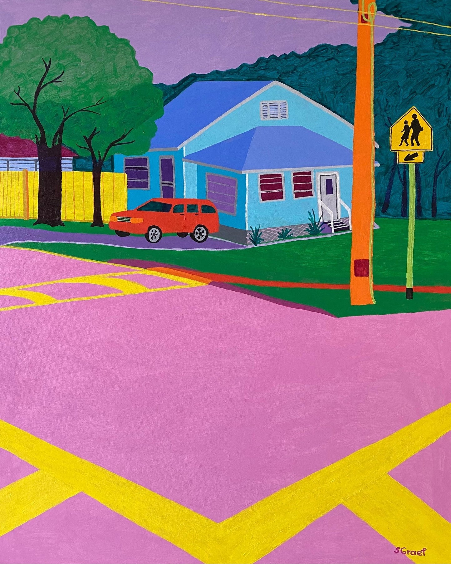 Suburban Corner Crossing