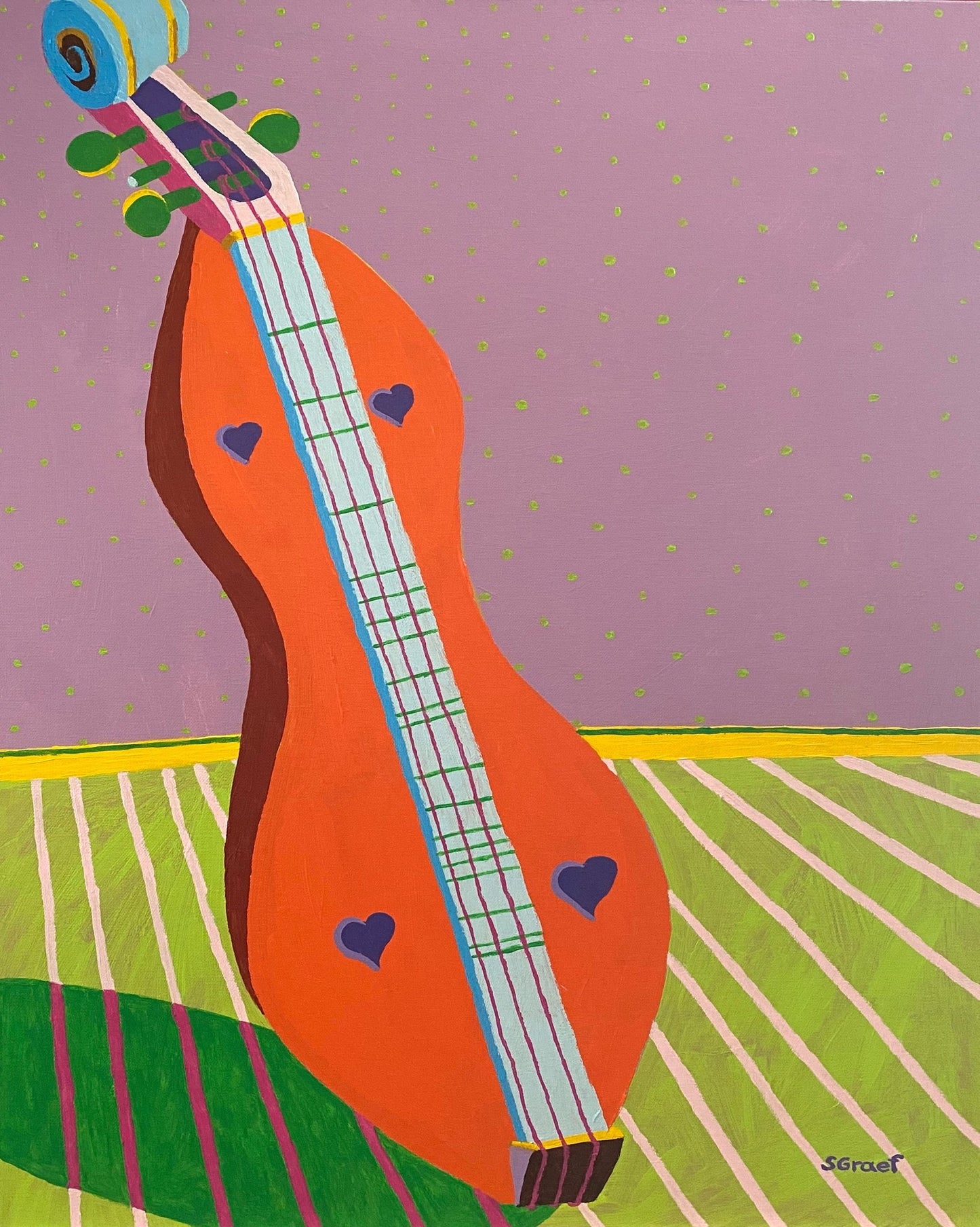 Colorful Violin Field
