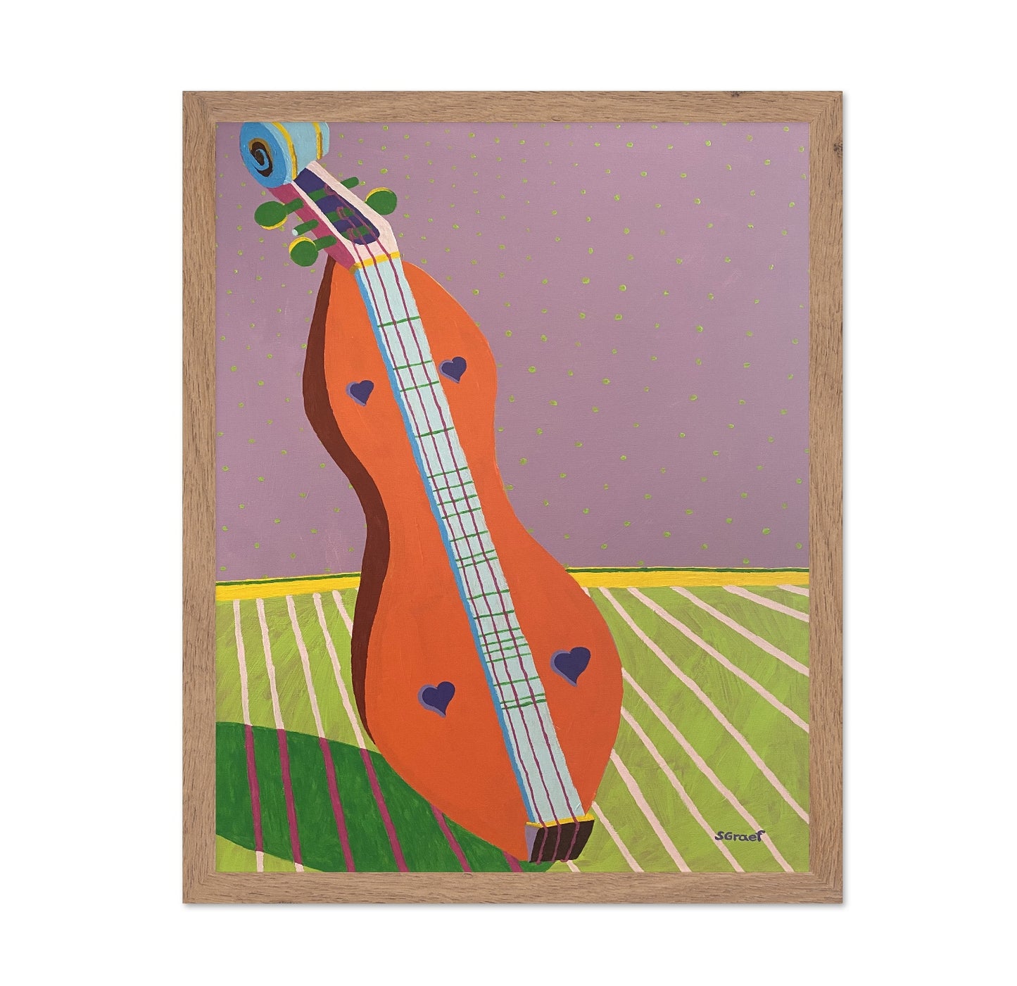 Colorful Violin Field