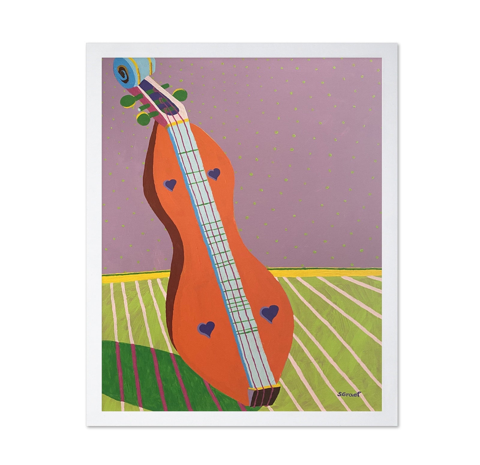 Colorful Violin Field