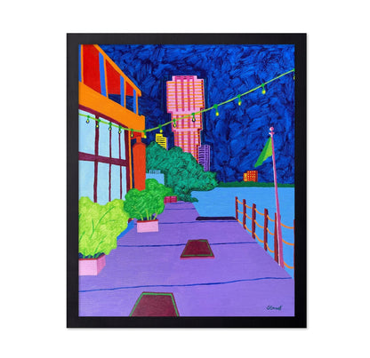 Night Waterfront Walk