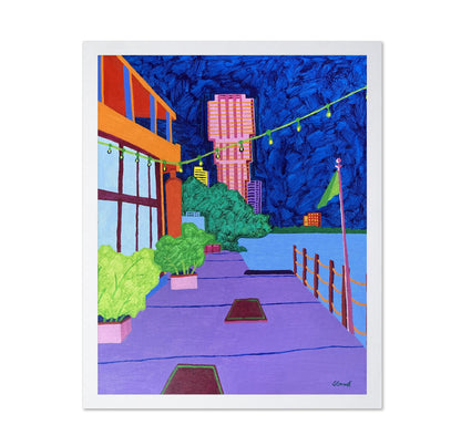 Night Waterfront Walk