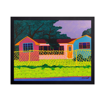 Colorful Fence House